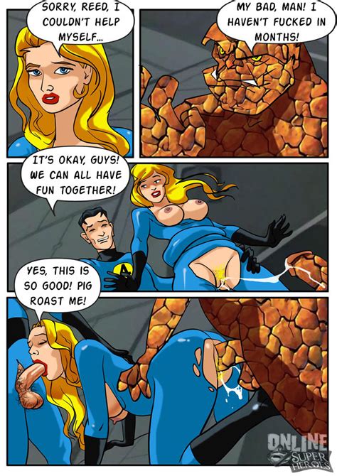 invisible woman gangbanged the rest of the fantastic four
