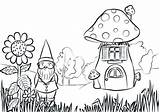 Coloring Garden Gnome Pages Printable Fairy Adults Preschool Gardening Gnomes Color Drawing Print Sketch Beautiful Getdrawings Getcolorings Draw Dwarfs Puzzle sketch template