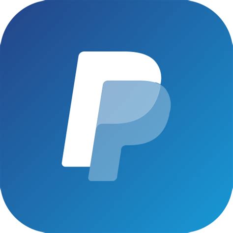 paypal logo icon   flat style