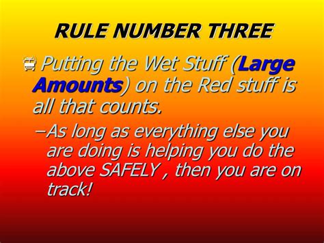 Ppt Ten Simple Rules For Fighting Fire Powerpoint Presentation Free