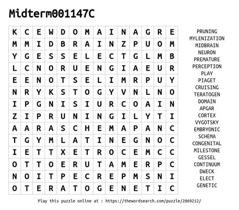 word search  midtermc