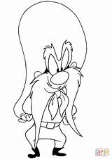 Looney Tunes Sam Coloring Yosemite Pages Clipart Drawing Printable Tune Duck Daffy Characters Cartoon Getdrawings Silhouette Cartoons Supercoloring Dot Puzzle sketch template