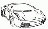 Lamborghini Kleurplaat Countach sketch template