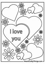 Iheartcraftythings Hearts sketch template