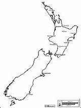 Zealand Maps Map Cities Outline Blank Oceania Boundaries Roads Names Main Base sketch template