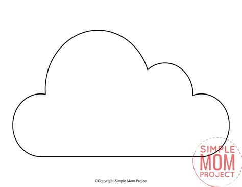 click     printable cut  cartoon cloud template