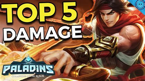 top   damage champions  paladins competitive tier list youtube