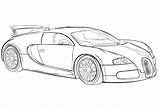 Coloring Pages Bugatti Chiron Template sketch template