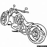 Coloring Pages Motorcycle Chopper Wheeler Harley Bike Davidson Print Motocross Dirt Motorcycles Boy Thecolor Bikes Bad Color Book Motor Printable sketch template