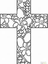 Coloring Cross Pages Printable Crosses Stations Adults Mandala Celtic Flowers Color Country Print Running Easter Kids Getcolorings Adult Colouring Religious sketch template