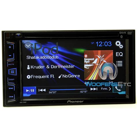 avh bt pioneer  dash  din  touchscreen lcd dvd cd mp car stereo receiver