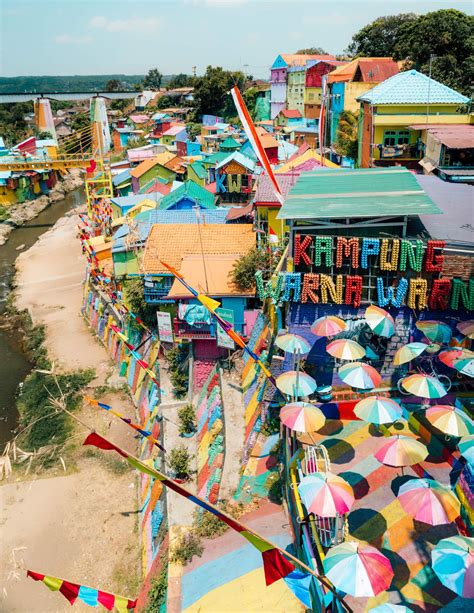 Colorful Rainbow Village In Malang A Must Visit In Java