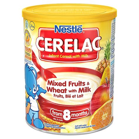 nestle cerelac infant cereals  milk mixed fruits wheat ble