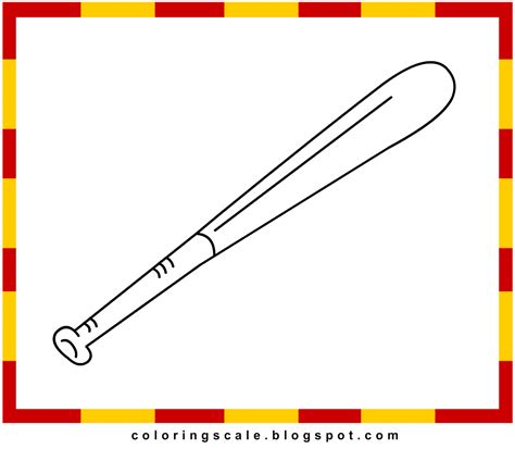 coloring pages printable  kids baseball bat coloring pages