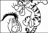 Eeyore Tigger Coloring Pages Disney Birthday Marvelous Wecoloringpage Awesome Albanysinsanity sketch template