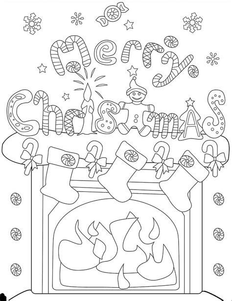 fireplace coloring page  printable coloring pages  kids