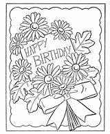 Birthday Coloring Pages Adults Happy Color Printable Getcolorings Sister sketch template