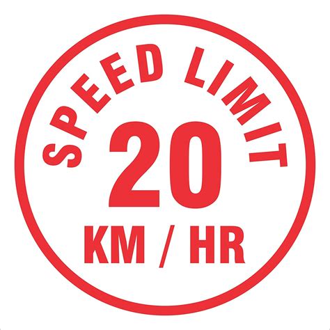 amazing sign speed limit  kmhr sign board red amazonin office