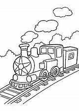 Train Coloring Pages Steam Drawing Printable Locomotive Kids Colouring Trains Caboose Book Line Color Getdrawings Railroad Boys Crafts Print Páginas sketch template