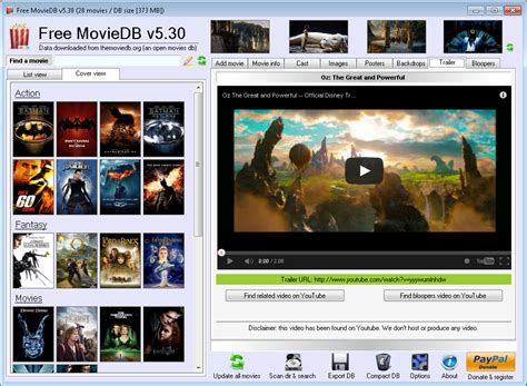 free moviedb movie database software my portable software movie online