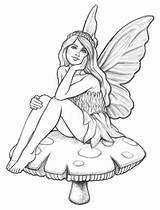 Fairy Coloring Pages Her Dreams Drawing Adult Drawings Adults Justcolor Myths Legends Fairies Pencil Easy Sketches Sketch Color Sheets Kids sketch template