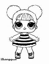 Bee Queen Coloring Color Pages Lol Doll Surprise Printable Getcolorings Getdrawings sketch template