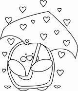 Valentine Hearts Clipart Clip Valentines Raining Cute Heart Coloring Pages Penguin Graphics Mycutegraphics Holding Cliparts Cards Kids Happy Giraffe Blank sketch template