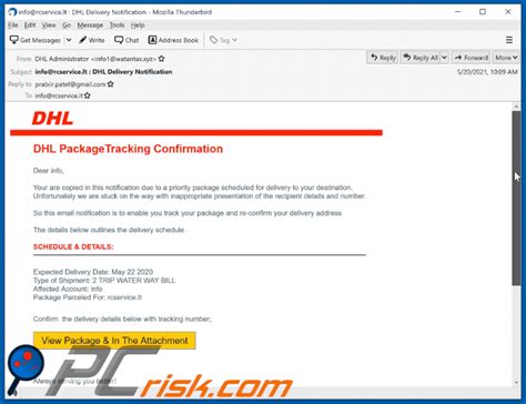 dhl package tracking confirmation email scam removal  recovery steps updated