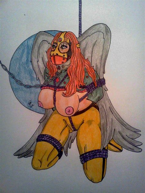 Hawkgirl Bound By Swf123 Hentai Foundry