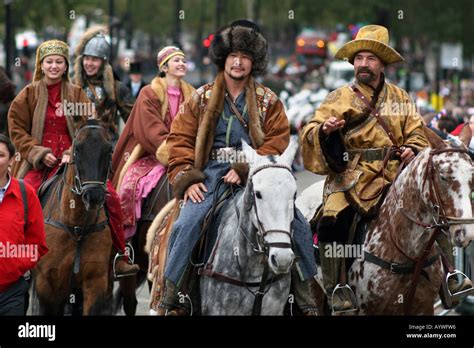 kazakh warriors  res stock photography  images alamy