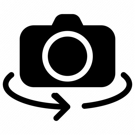 camera rotate image photo picture icon   iconfinder