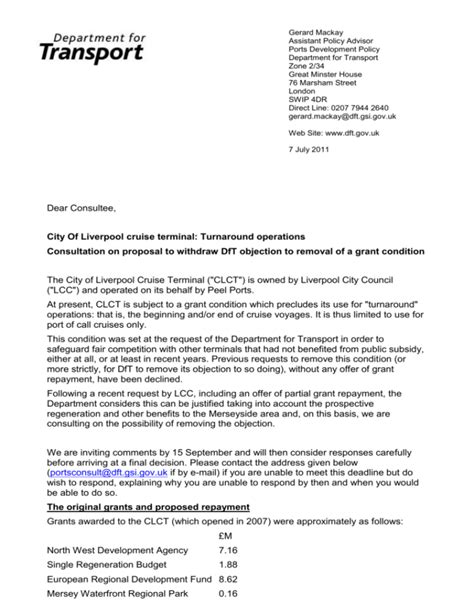 consultation letter