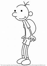 Wimpy Kid Diary Heffley Draw Gregory Drawing Step Tutorials Comic Drawingtutorials101 sketch template