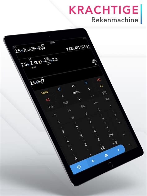 calculator rekenmachine app voor iphone ipad en ipod touch appwereld