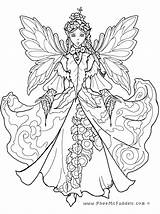 Coloring Fairy Pages Anime Woodland Princess Popular sketch template