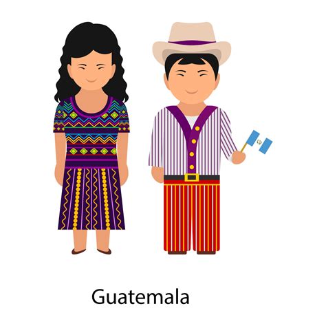 traje nacional de guatemala  vector en vecteezy