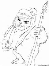 Ewok Wicket Template sketch template