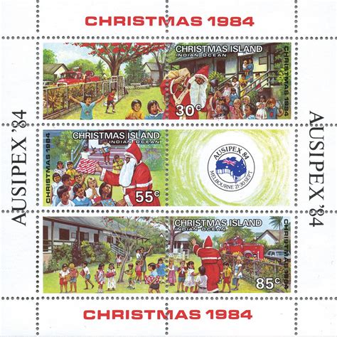 Christmas Island Christmas Stamps Through The Years