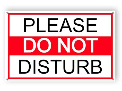 printable   disturb sign printable