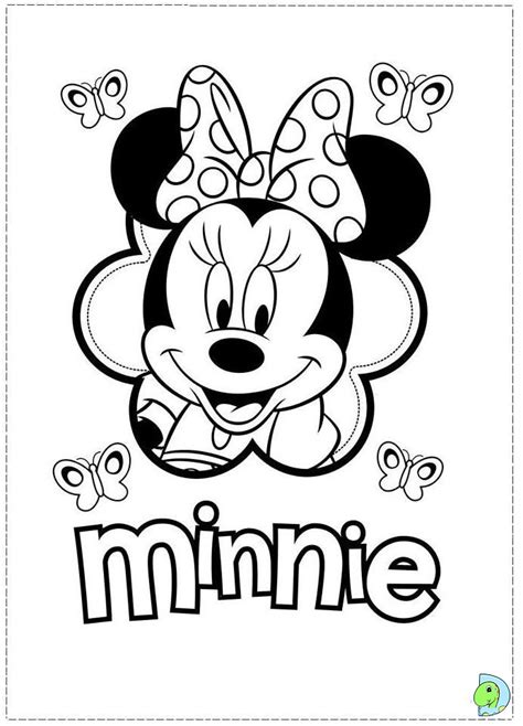 disney baby minnie mouse coloring pages