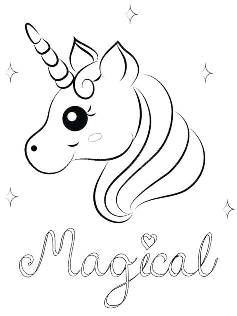 unicorn horn coloring page  printable unicorn coloring pages