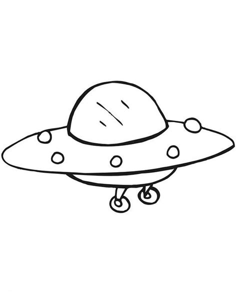 alien spaceship coloring page netart