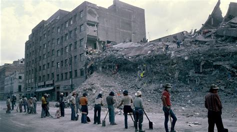 terremoto de  la catastrofe  cambio el rostro de mexico