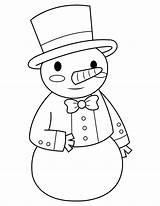 Snowman Hat Top Coloring Pages sketch template