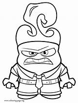 Inside Coloring Colouring Anger Pages sketch template