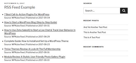 wordpress rss feed plugins  syndicating external content