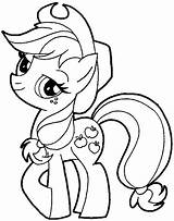 Pony Little Coloring Applejack Drawing Apple Jack Pages Draw Easy Step Friendship Magic Printable Clipart Tutorial Drawings Print Mycoloring Number sketch template