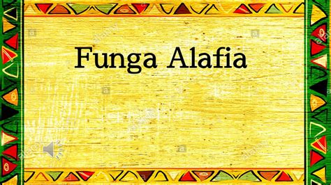 funga alafia part ii youtube