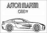Coloring Pages Aston Martin Car Sheets Cars Sport Sports Kids Cool Resolution Template Ferrari sketch template