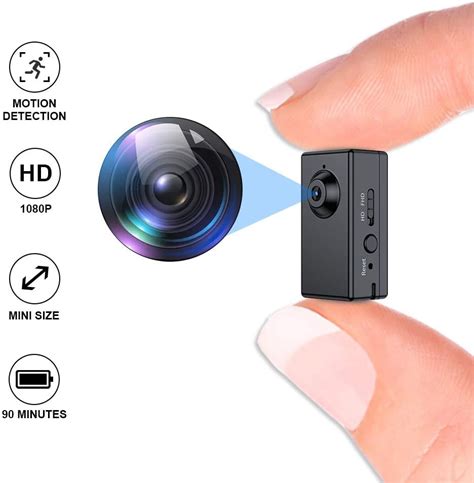 mini spy camera recorder fuvision portable hidden camera  motion detect  minutes battery